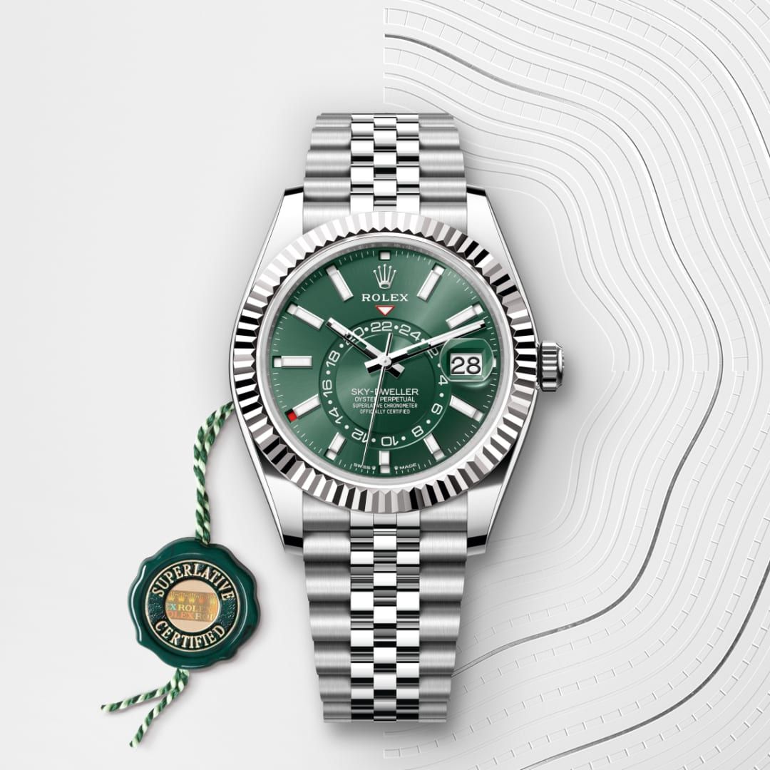 Rolex Sky-Dweller Oyster, 42 mm, Oystersteel and white gold
