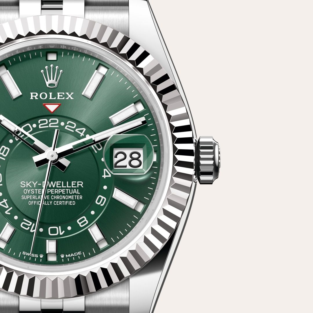 Rolex Sky-Dweller Oyster, 42 mm, Oystersteel and white gold