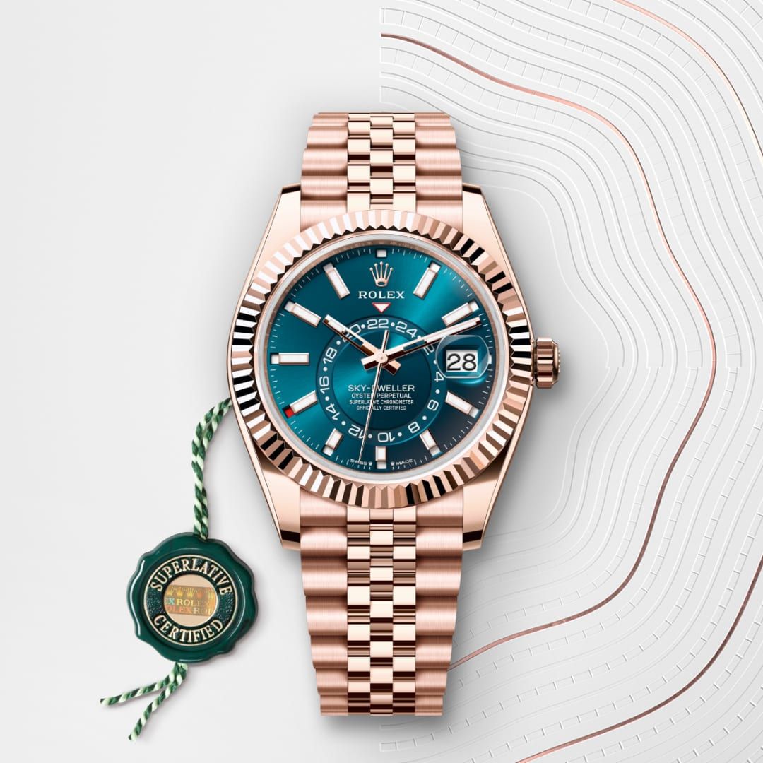 Rolex Sky-Dweller Oyster, 42 mm, Everose gold